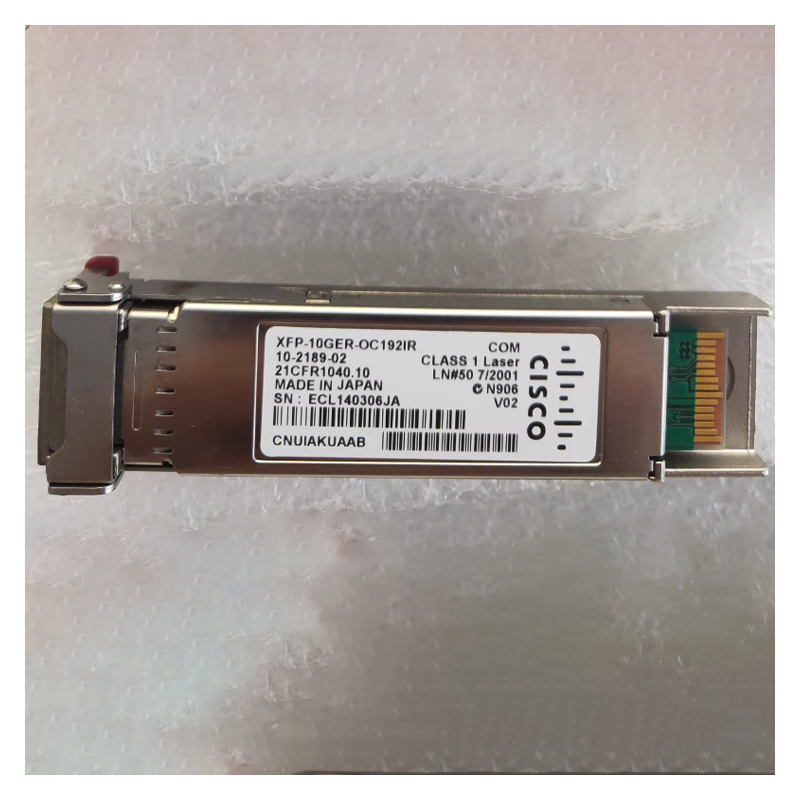 思科XFP-10GER-OC192IR(10-2189-01)光模块