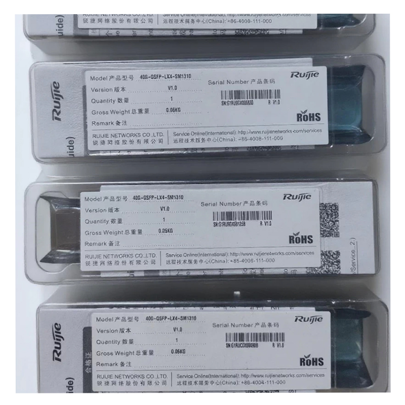 锐捷40G-QSFP-LX4-SM1310光模块