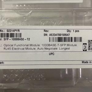 SFP-1000BASE-T2 （02314PYR）1000BASE-T-RJ45-100m-SFP-R