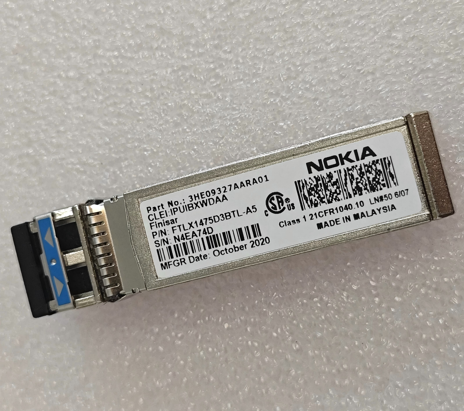 诺基亚Nokia  3HE09327AARA01光模块